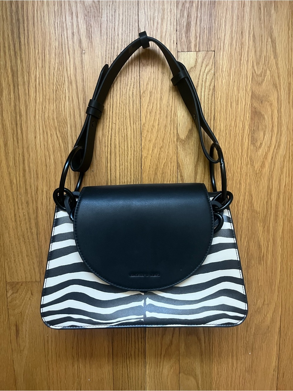 Charles and Keith Zebra Purse